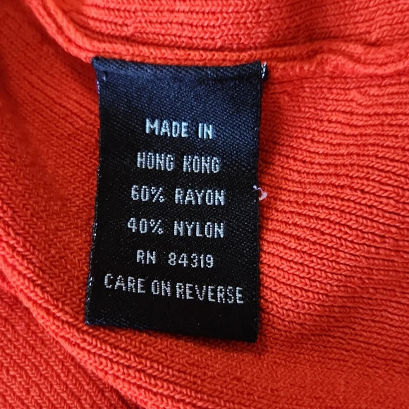 Cyrus Orange Flare Sleeve Sweater - Picture 13 of 13